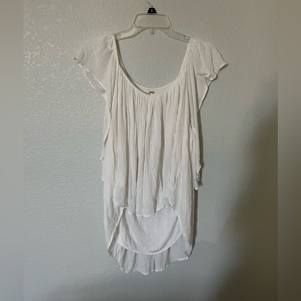 Free People — White Tunic Top